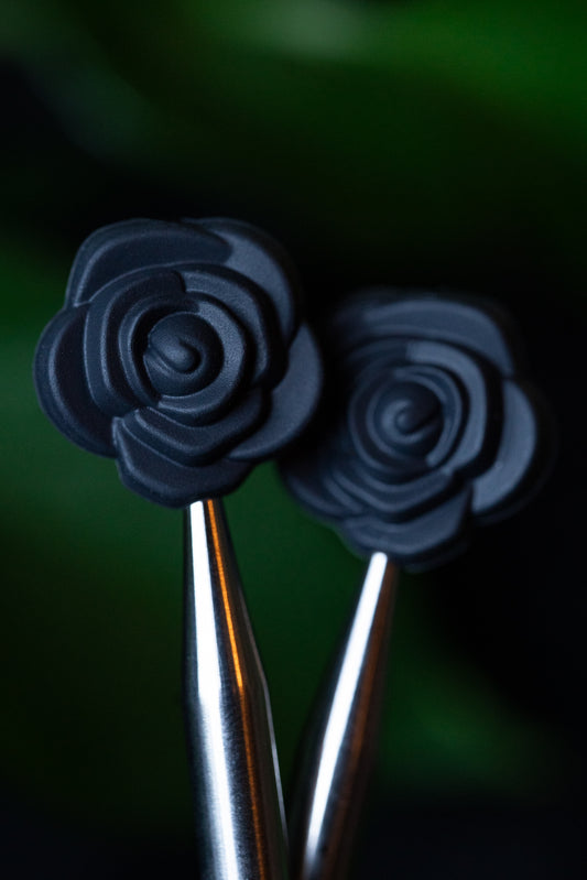 Black Rose Needle Tip Protectors