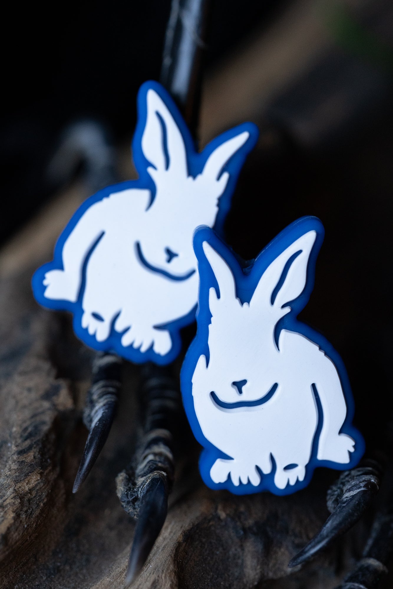 White Bunny Needle Tip Protectors