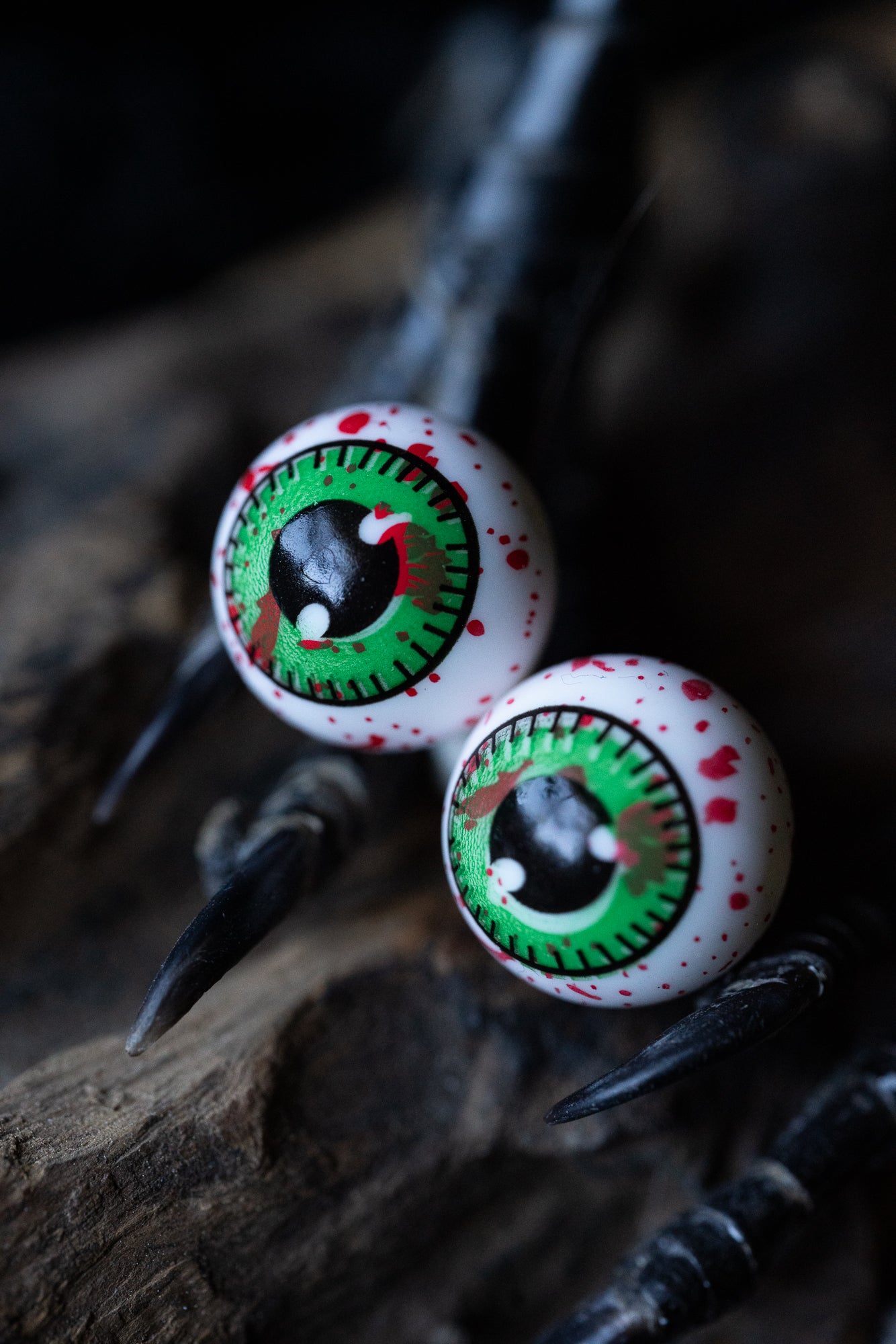 Round Green Eyeball Needle Tip Protectors