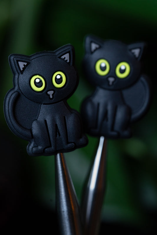 Green Eye Cat Needle Tip Protectors