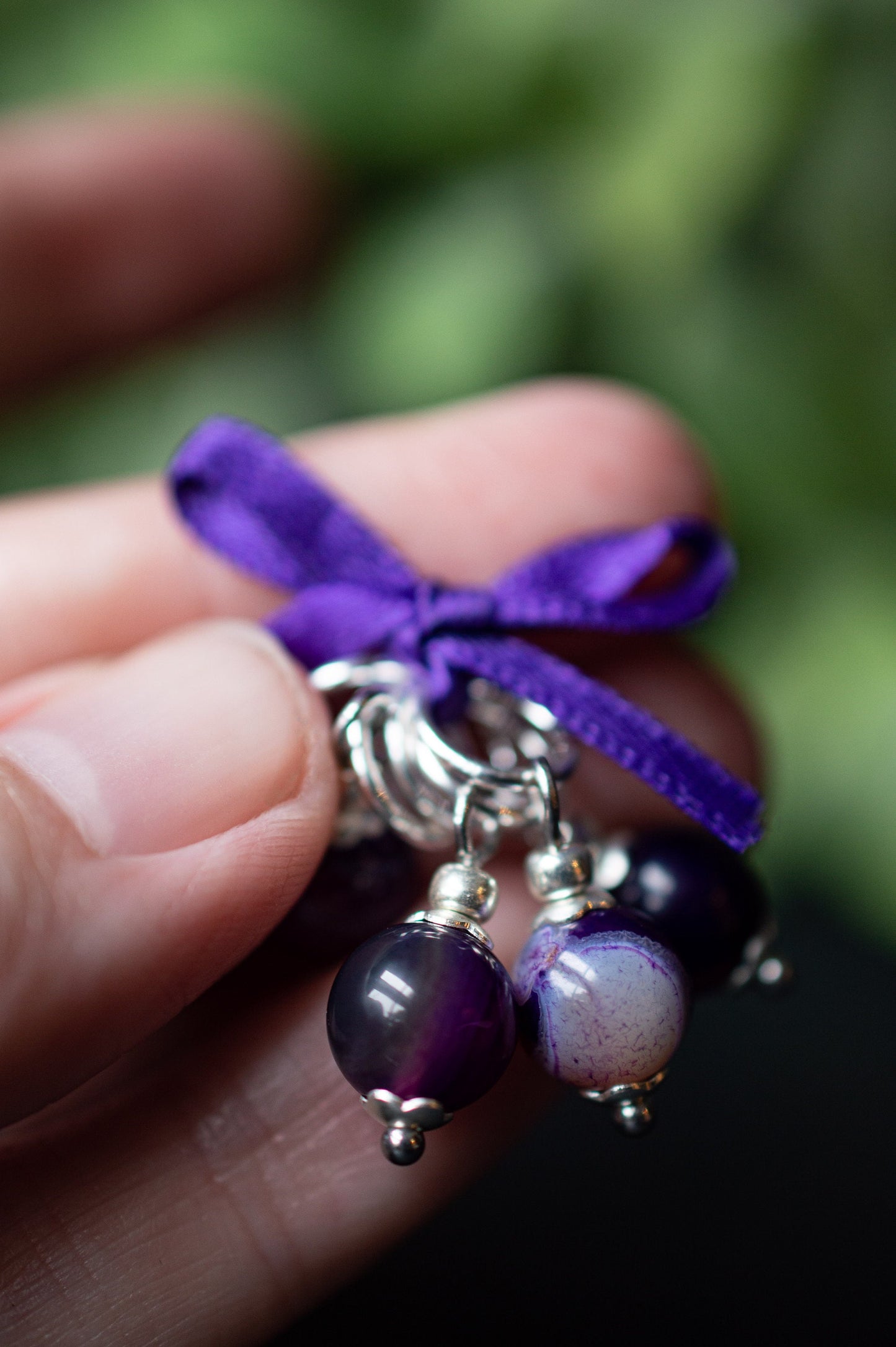 Agate Natural Stone Stitch Markers