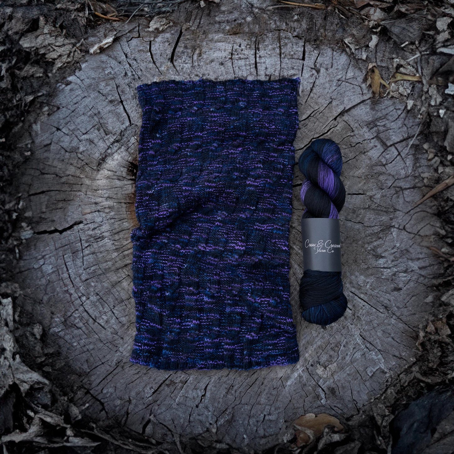 Nine Crows Cowl (Digital Knitting Pattern)