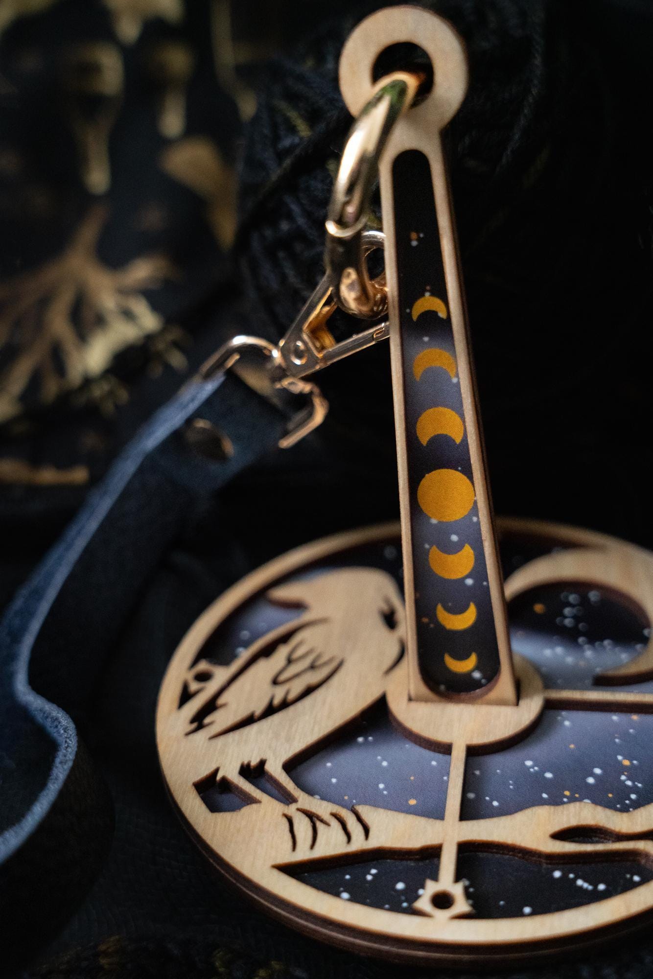 Crow & Crescent Yarn (LemonwoodFiberTools Brand) Mini-Minder