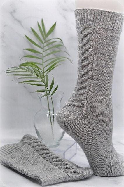 Finding Savannah Socks (Digital Knitting Pattern)