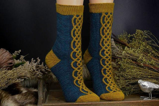 Gallifrey Socks (Digital Knitting Pattern)