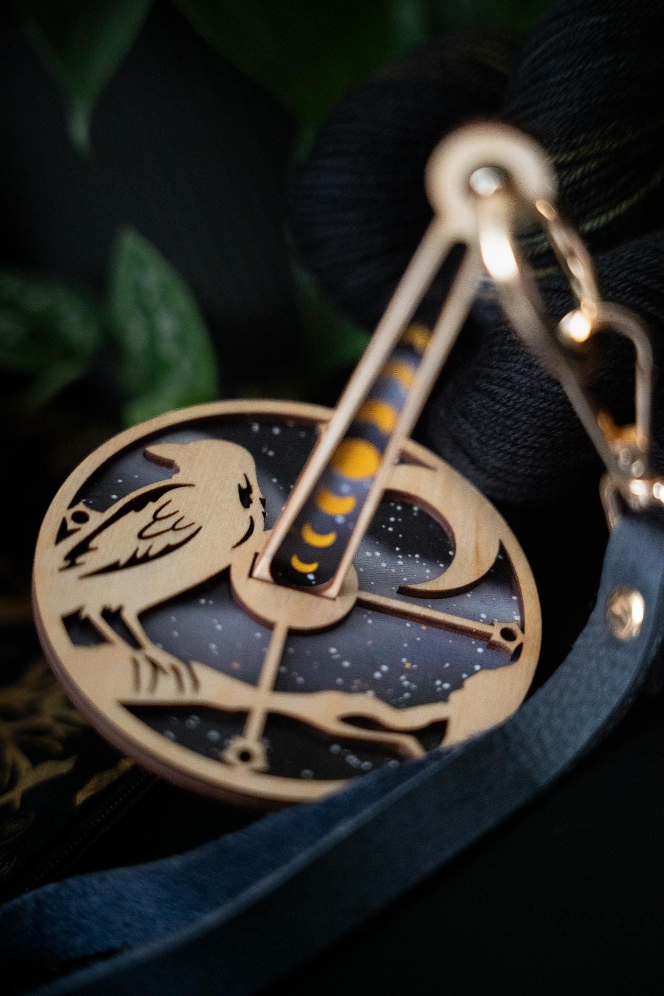 Crow & Crescent Yarn (LemonwoodFiberTools Brand) Mini-Minder