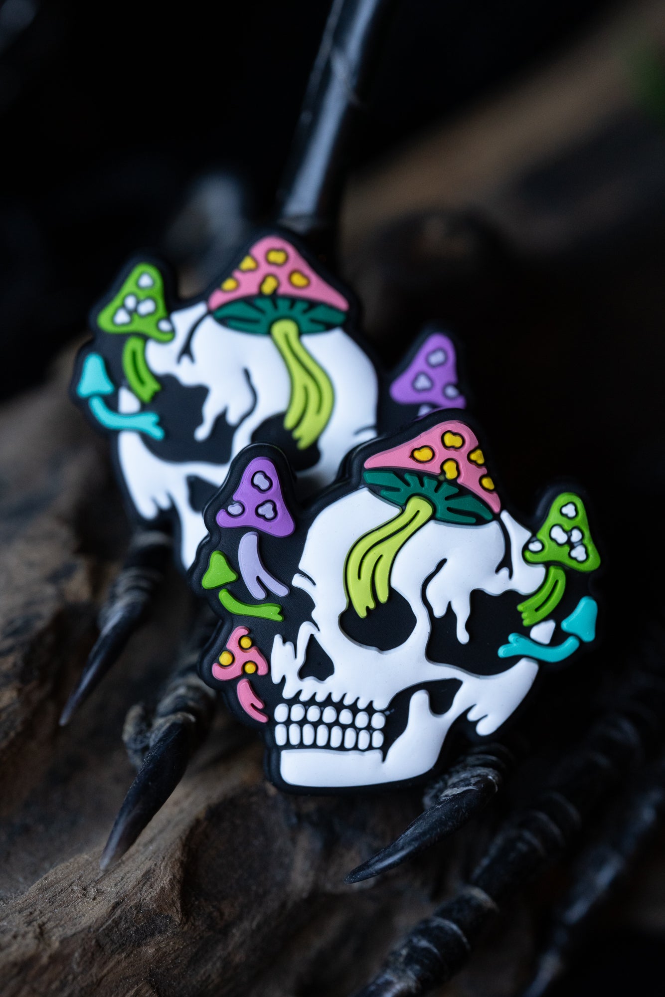 Mushroom Skull Needle Tip Protectors