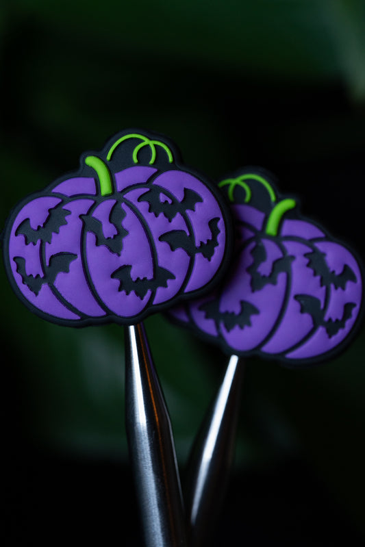 Purple Pumpkin Needle Tip Protectors