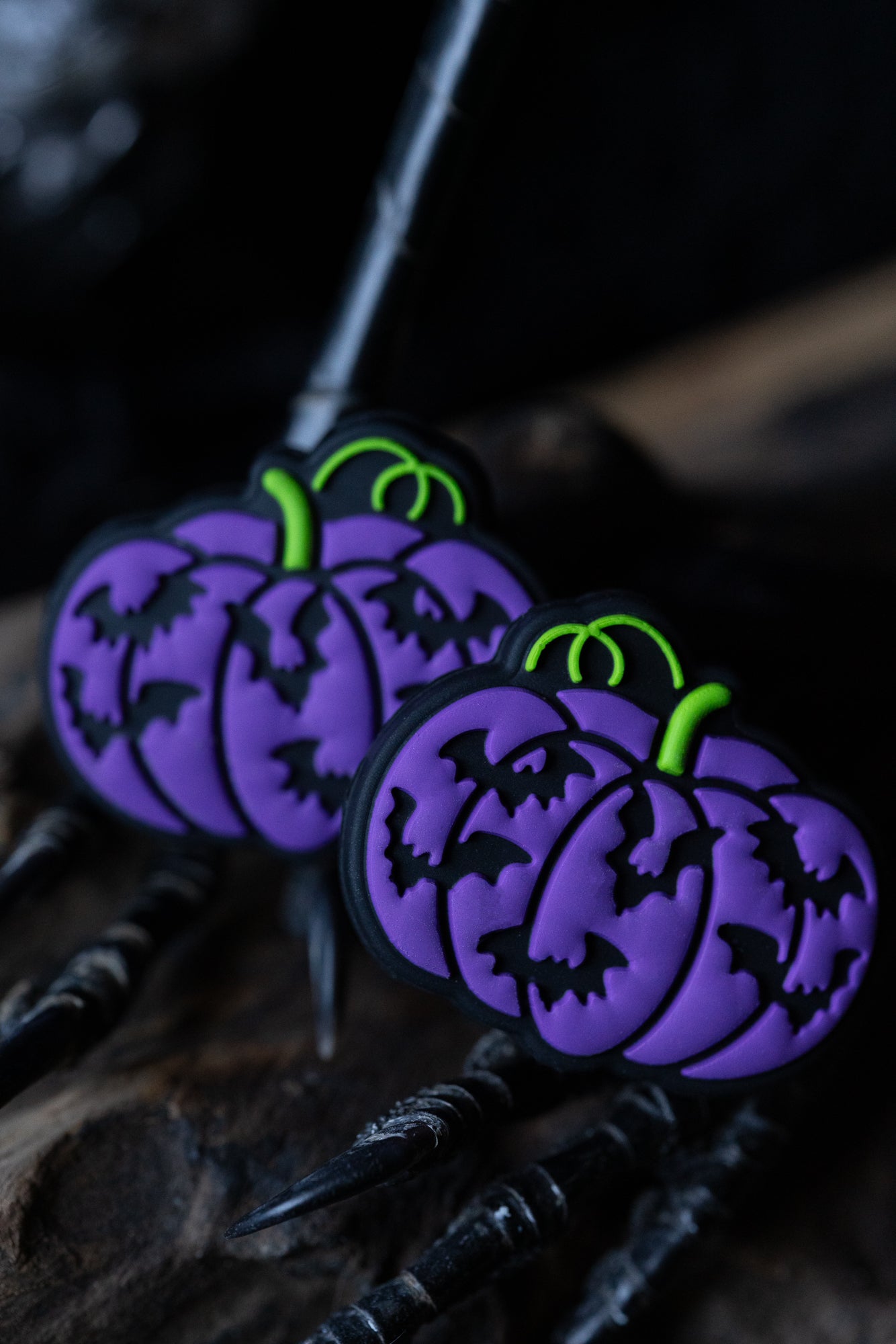 Purple Pumpkin Needle Tip Protectors