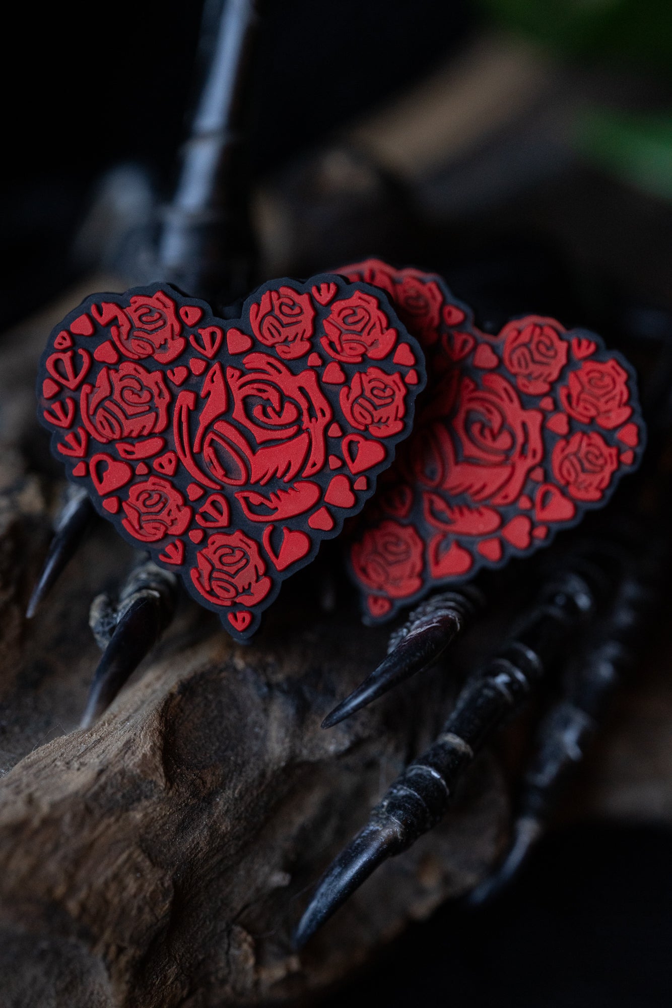 Hearts w/ Roses Needle Tip Protectors