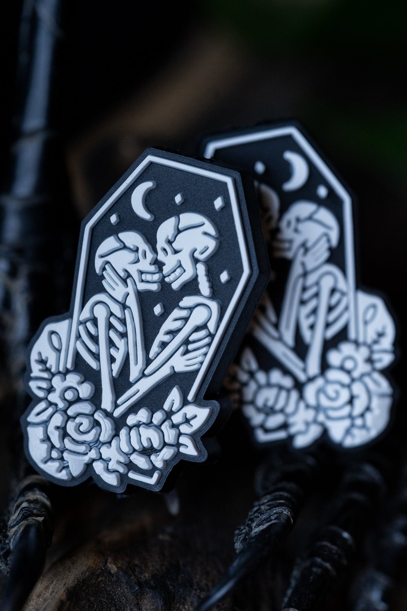 Skeleton Coffin Needle Tip Protectors