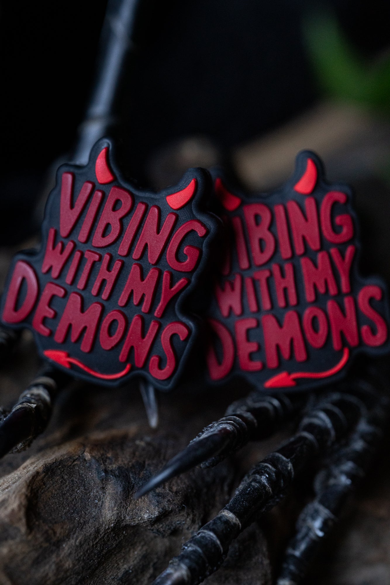 Vibing With My Demons Needle Tip Protectors