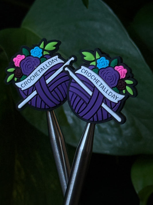 Crochetallday - Knitting Needle Minders