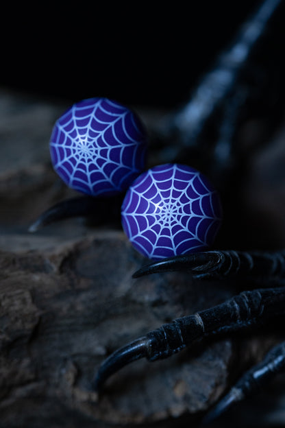 Purple Spider Web Needle Tip Protectors