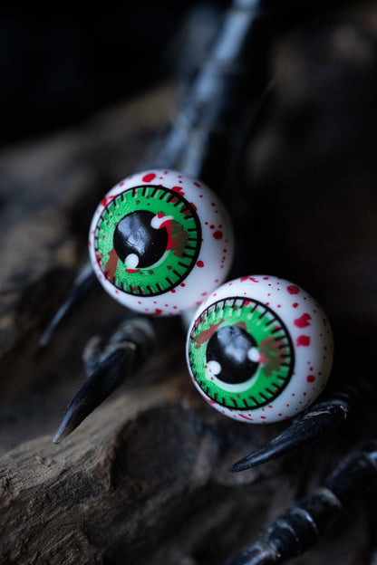 Round Green Eyeball Needle Tip Protectors