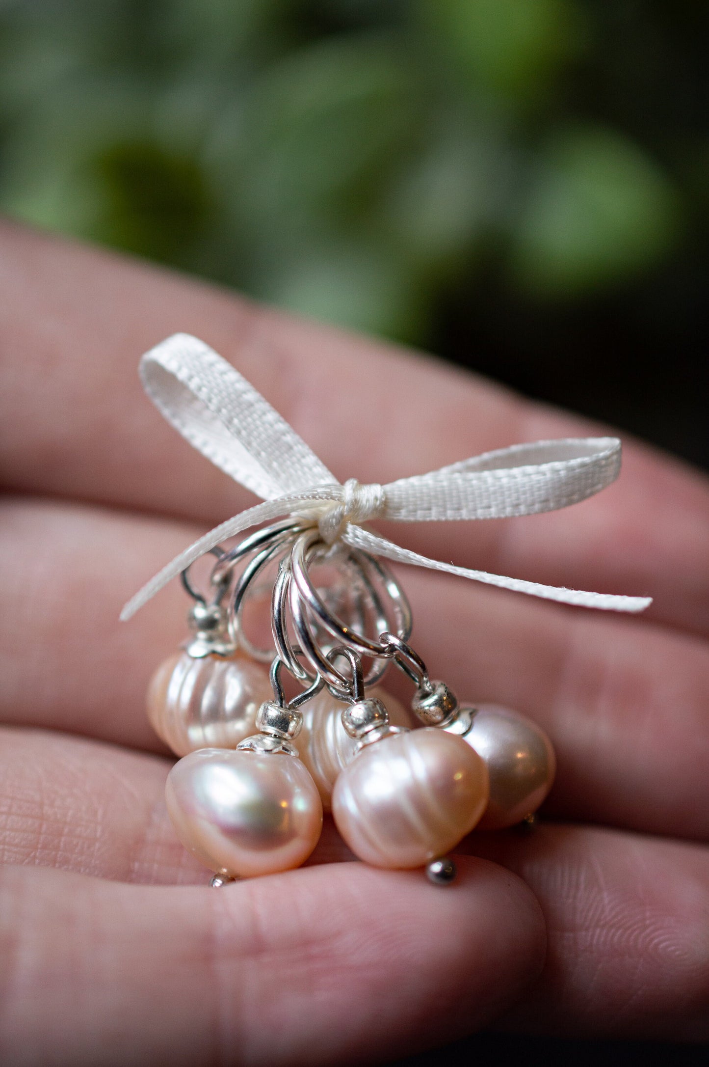 Freshwater Pearl Stitch Markers