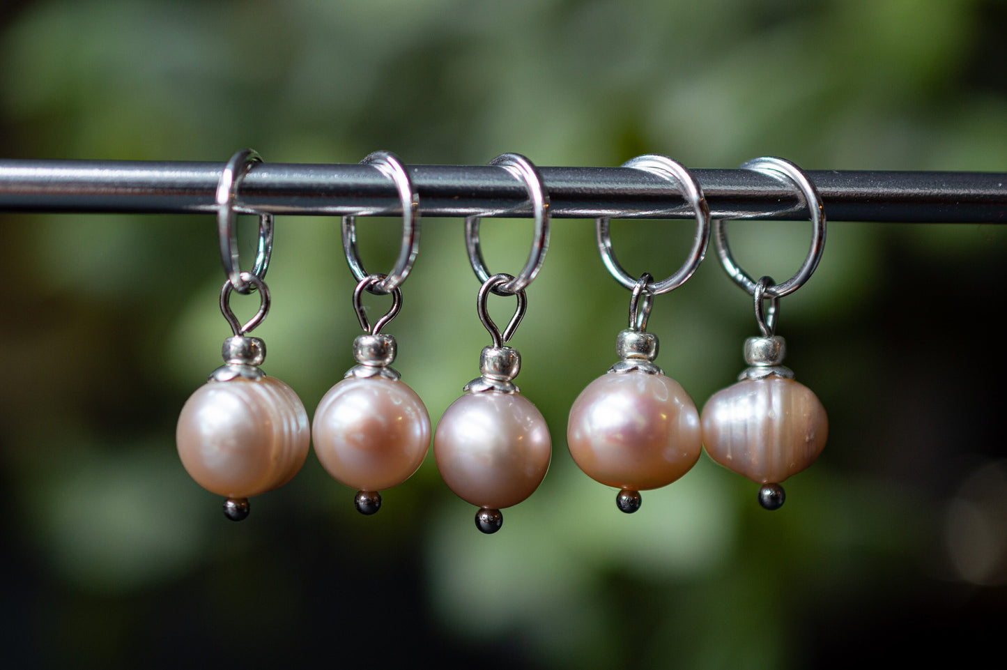 Freshwater Pearl Stitch Markers