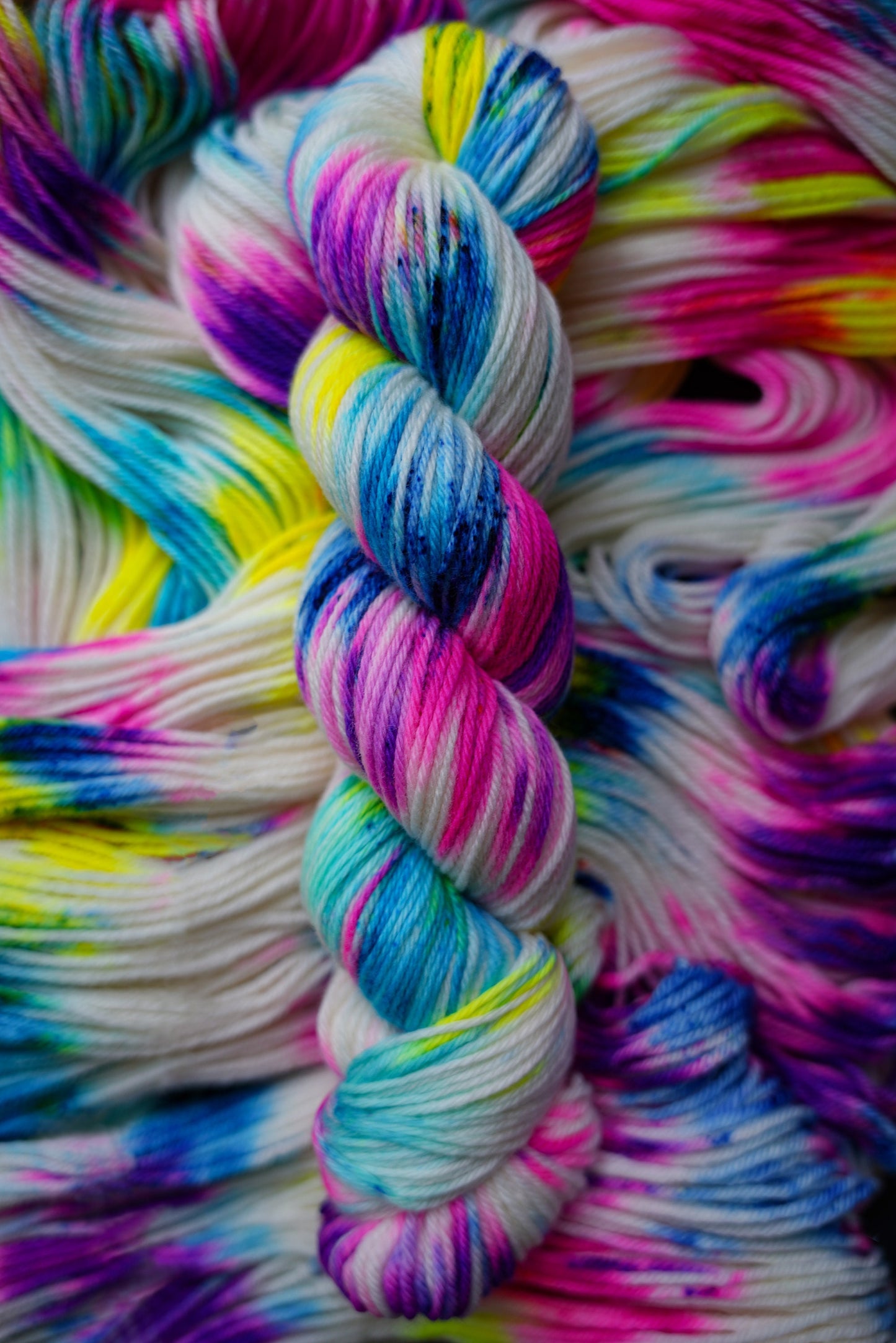 Hand Dyed Yarn | Perseid Skies | Choice of Weight | Crow and Crescent Yarn
