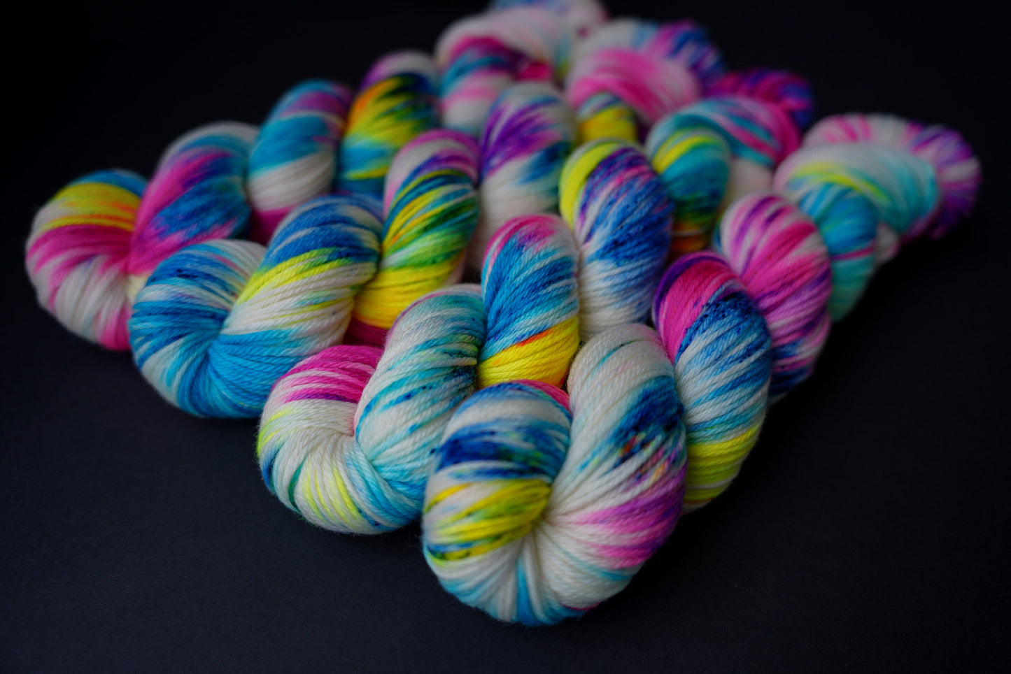 Hand Dyed Yarn | Perseid Skies | Choice of Weight | Crow and Crescent Yarn