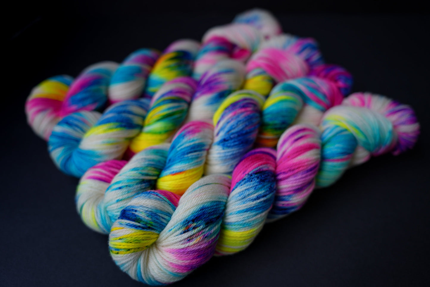 Hand Dyed Yarn | Perseid Skies | Choice of Weight | Crow and Crescent Yarn