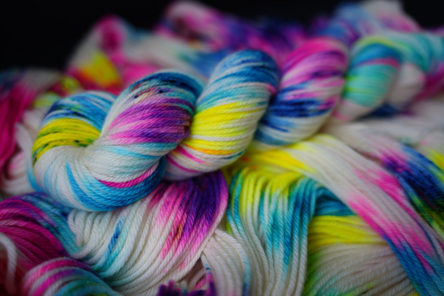 Hand Dyed Yarn | Perseid Skies | Choice of Weight | Crow and Crescent Yarn