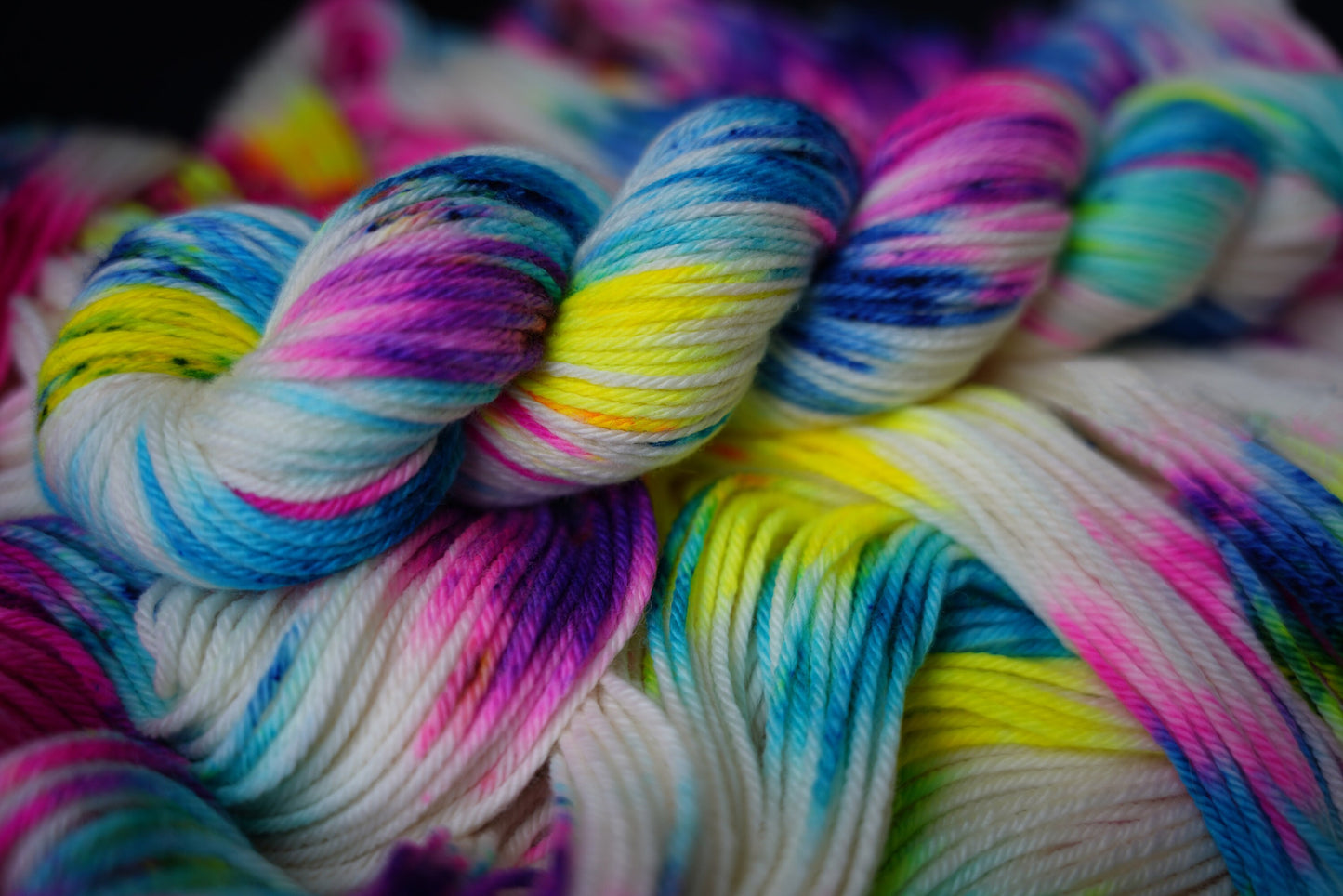Hand Dyed Yarn | Perseid Skies | Choice of Weight | Crow and Crescent Yarn
