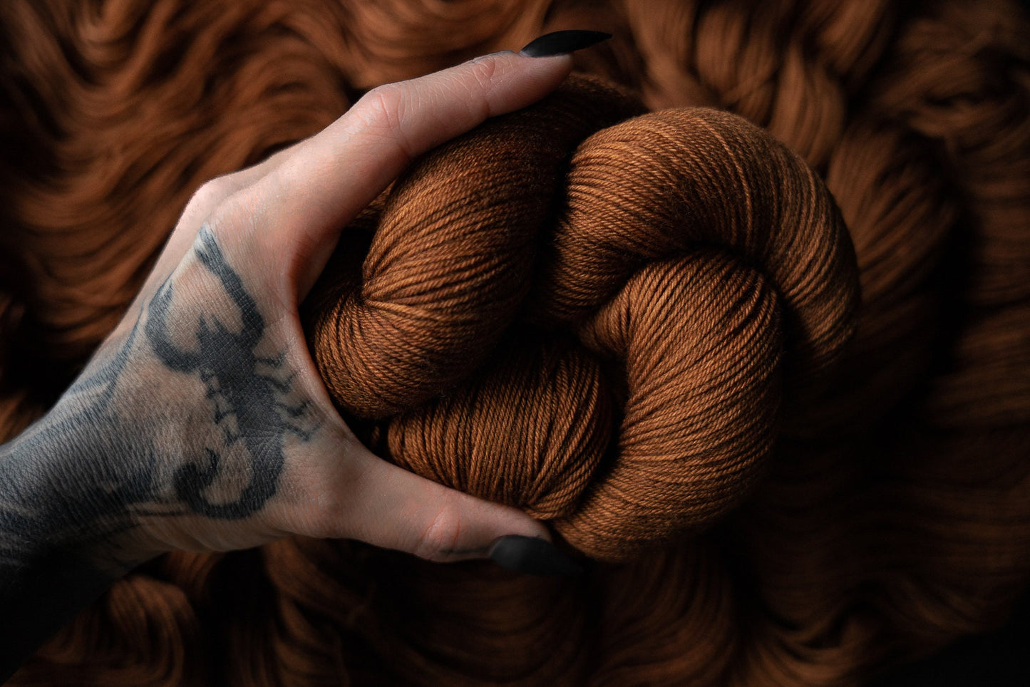 Hand Dyed Yarn | Quiver | Choice of Weight | Crow and Crescent Yarn