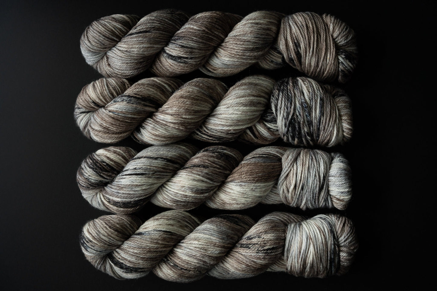 Hand Dyed Yarn | Curiosity | Rhea Worsted - 4 ply - 100% Superwash Merino Wool | Crow and Crescent Yarn