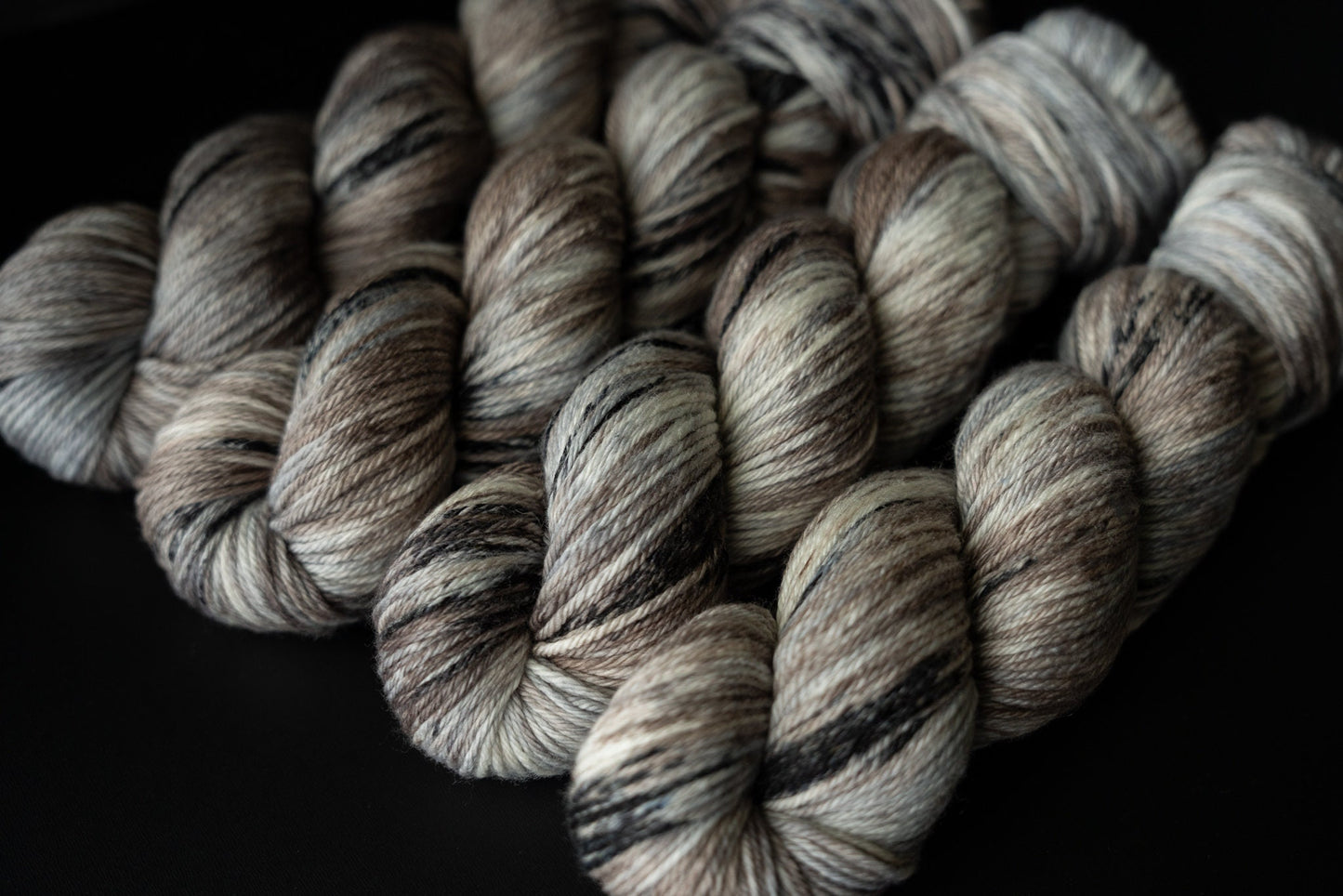Hand Dyed Yarn | Curiosity | Rhea Worsted - 4 ply - 100% Superwash Merino Wool | Crow and Crescent Yarn