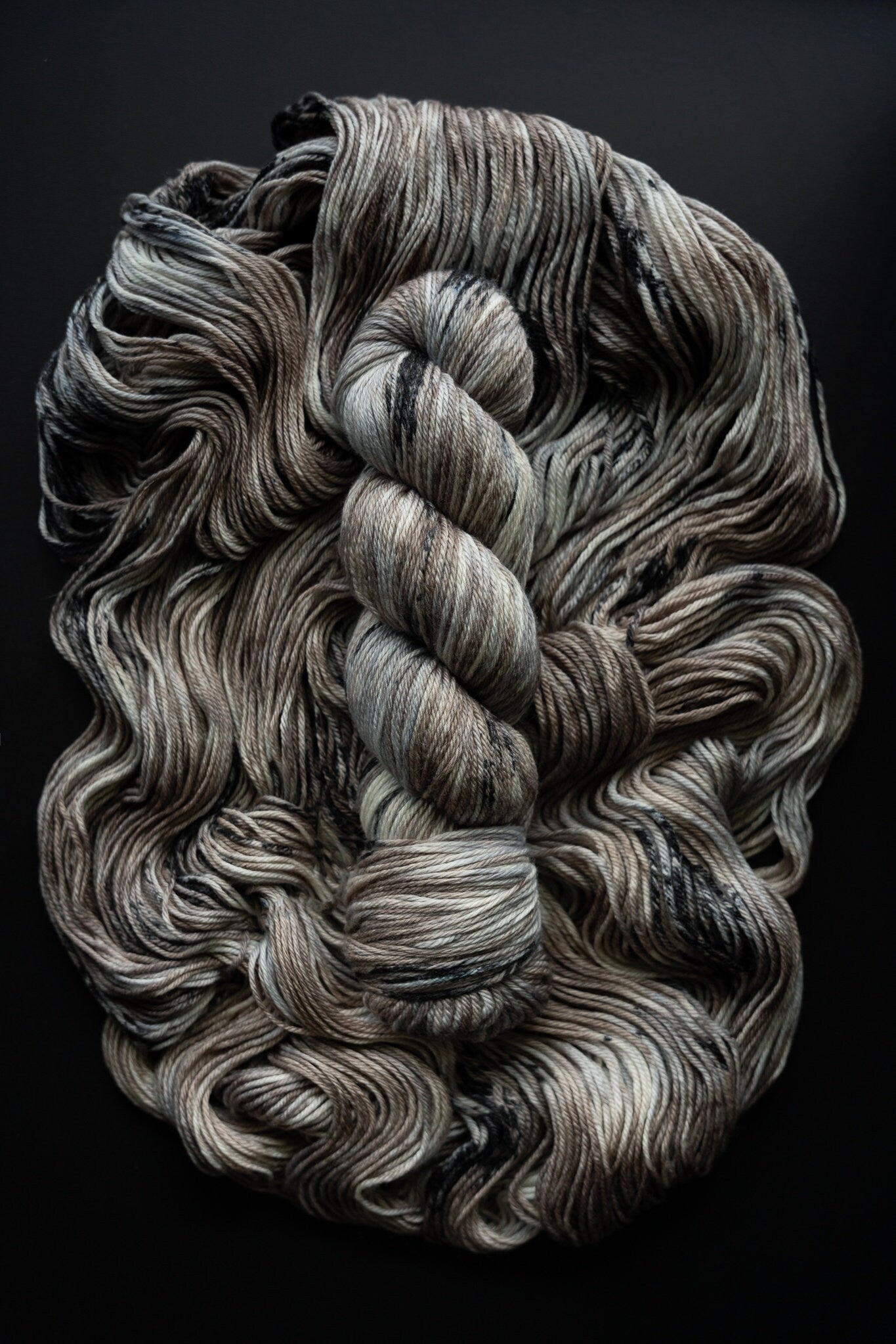 Hand Dyed Yarn | Curiosity | Rhea Worsted - 4 ply - 100% Superwash Merino Wool | Crow and Crescent Yarn