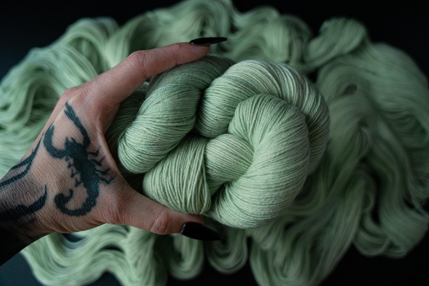 Hand Dyed Yarn | Abilene | Choice of Weight | Crow and Crescent Yarn