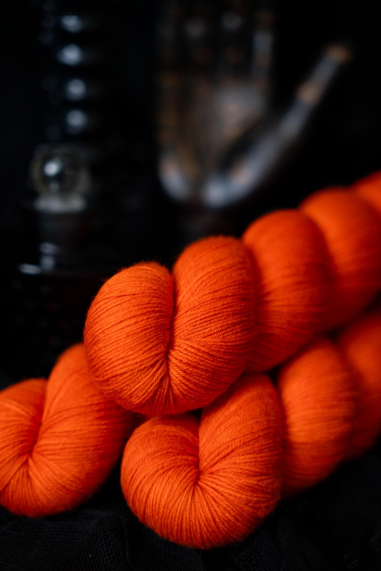 Hand Dyed Yarn | Samhain | Choice of Weight | Crow and Crescent Yarn