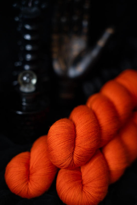 Hand Dyed Yarn | Samhain | Choice of Weight | Crow and Crescent Yarn