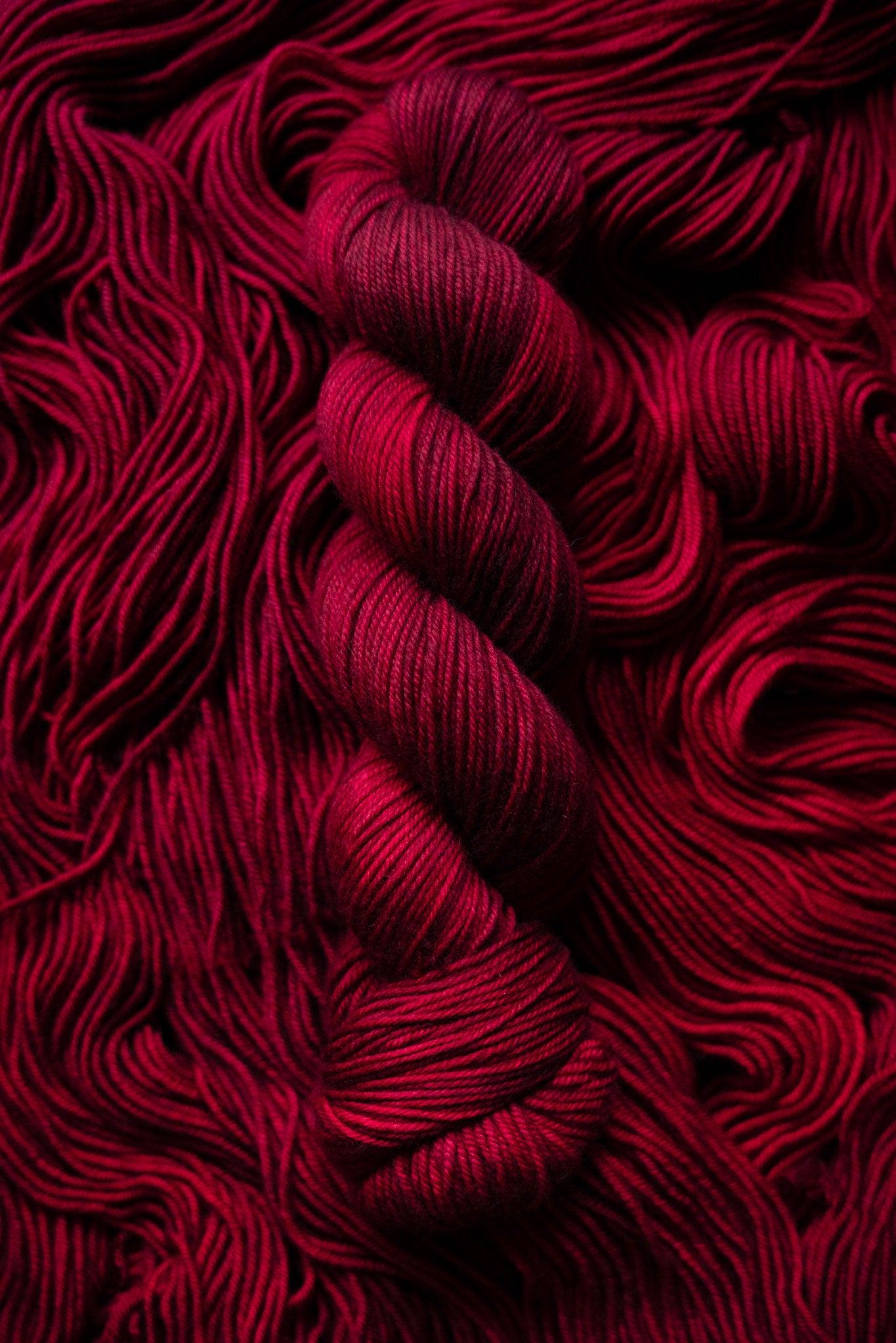 Hand Dyed Yarn | Vengeance | Choice of Weight | Crow and Crescent Yarn