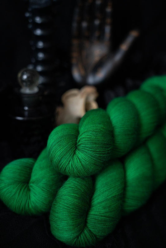 Hand Dyed Yarn | Wicked | Choice of Weight | Crow and Crescent Yarn