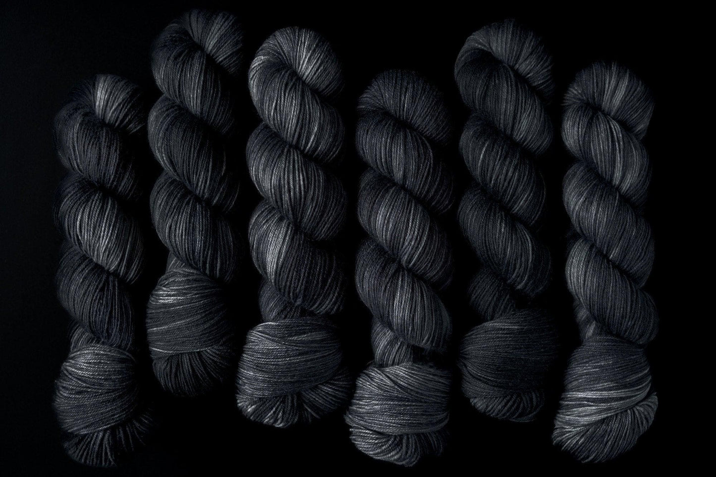 Hand Dyed Yarn | Nightmare | Choice of Weight | Crow and Crescent Yarn