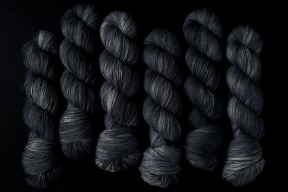 Hand Dyed Yarn | Nightmare | Choice of Weight | Crow and Crescent Yarn