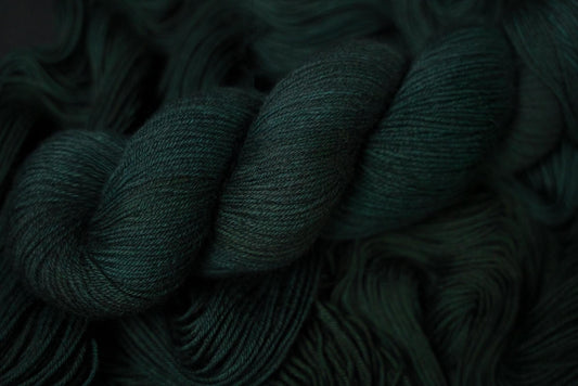 Hand Dyed Yarn | Darkwood | Choice of Weight | Crow and Crescent Yarn