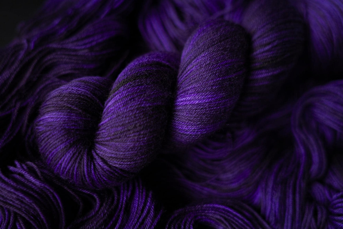 Hand Dyed Yarn | Ritual | Choice of Weight | Crow and Crescent Yarn