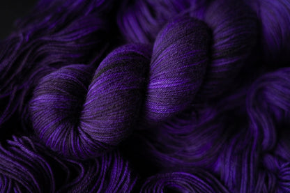 Hand Dyed Yarn | Ritual | Choice of Weight | Crow and Crescent Yarn