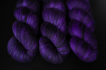 Hand Dyed Yarn | Ritual | Choice of Weight | Crow and Crescent Yarn