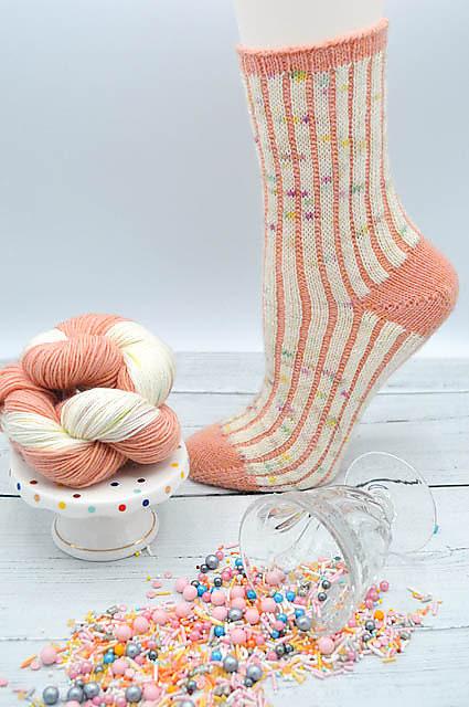 Celebrate Socks (Digital Knitting Pattern)