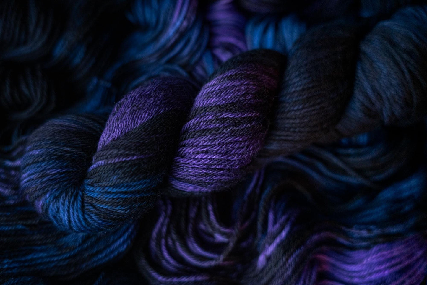 Hand Dyed Yarn | Messenger | Choice of Weight | Crow and Crescent Yarn