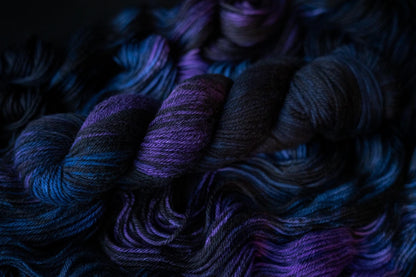 Hand Dyed Yarn | Messenger | Choice of Weight | Crow and Crescent Yarn