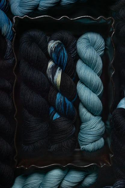 Hand Dyed Yarn | Lost Soul | Choice of Weight | Crow and Crescent Yarn