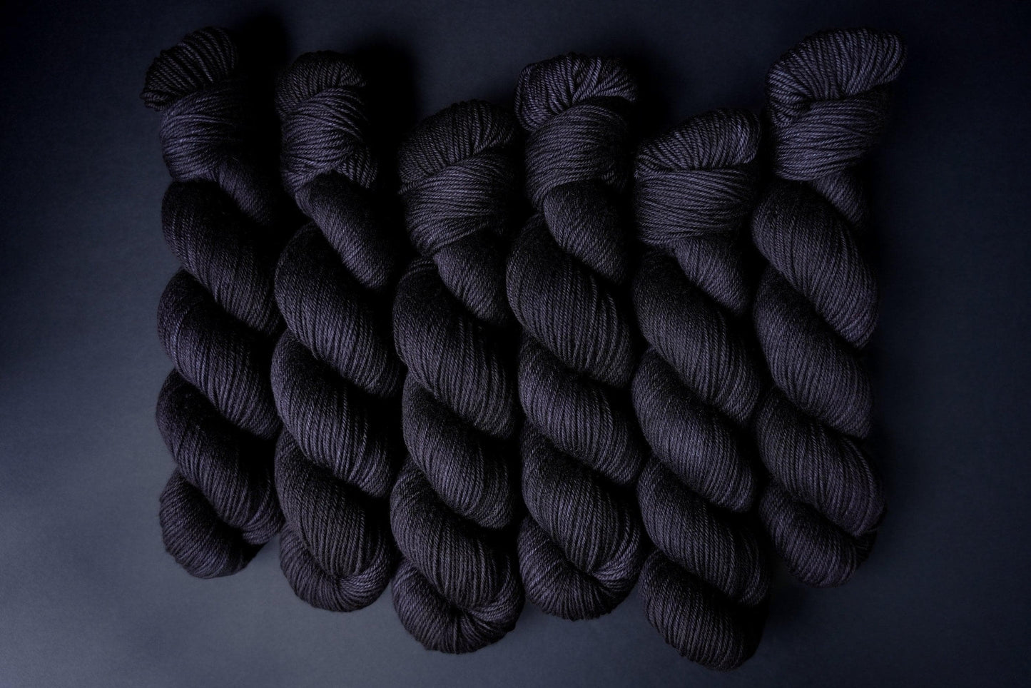Hand Dyed Yarn | Void | Choice of Weight | Crow and Crescent Yarn