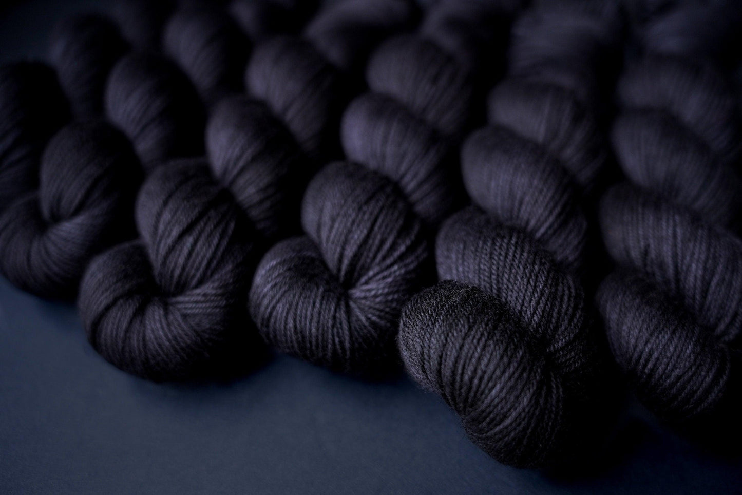 Hand Dyed Yarn | Void | Choice of Weight | Crow and Crescent Yarn