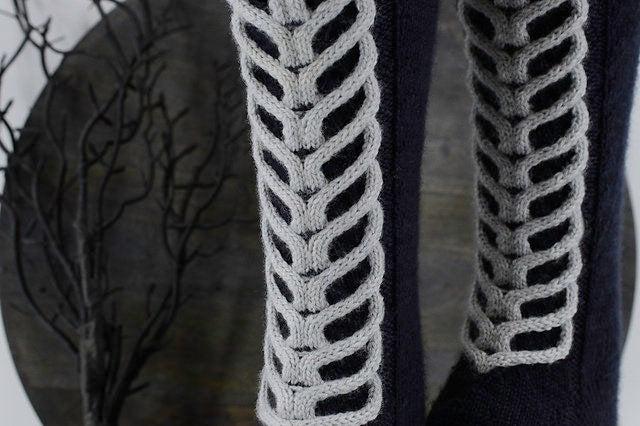 Knitting Pattern | Salem Socks by Reneé Rockwood | Instant Digital Download