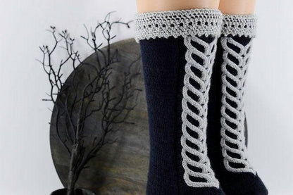 Knitting Pattern | Salem Socks by Reneé Rockwood | Instant Digital Download