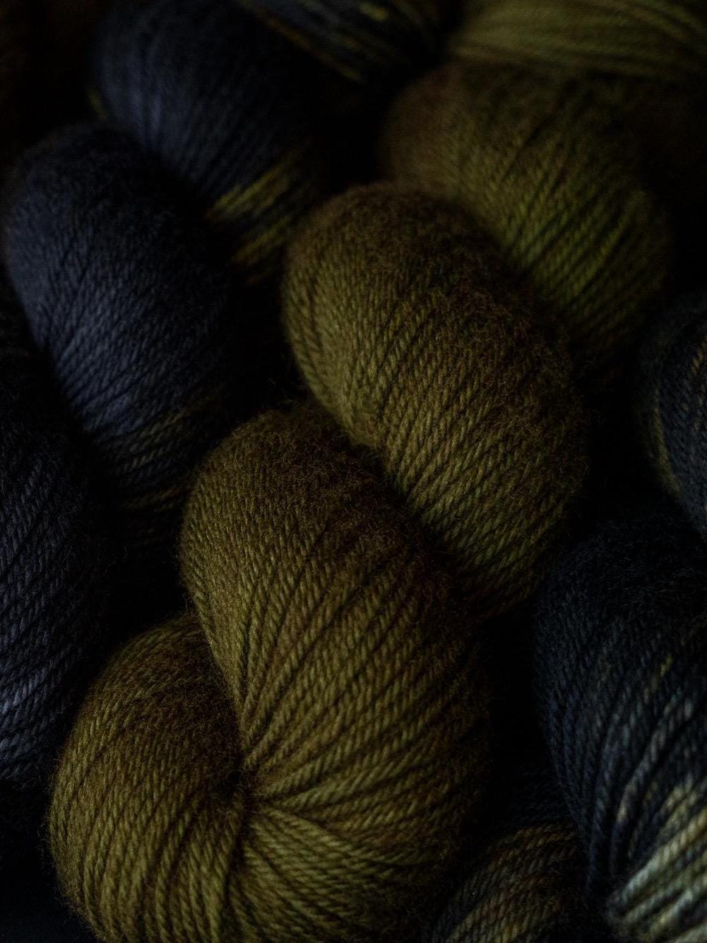 Hand Dyed Yarn | Necropolis | Choice of Weight | Crow and Crescent Yarn